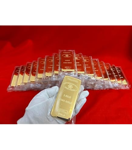 Amazon | speed mao レプリカ 金の延べ棒 金塊 ペーパーウェイト 文鎮